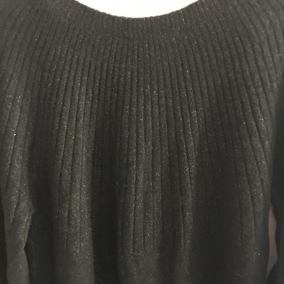 NWT🎉 Black Sparkly Holiday Sweater Dress Sz XL - Picture 15 of 15